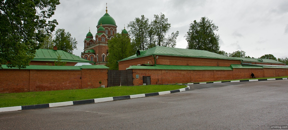 2009 Спасо-Бородинский монастырь, Бородинское поле Россия панорама фишай рыбий глаз fisheye