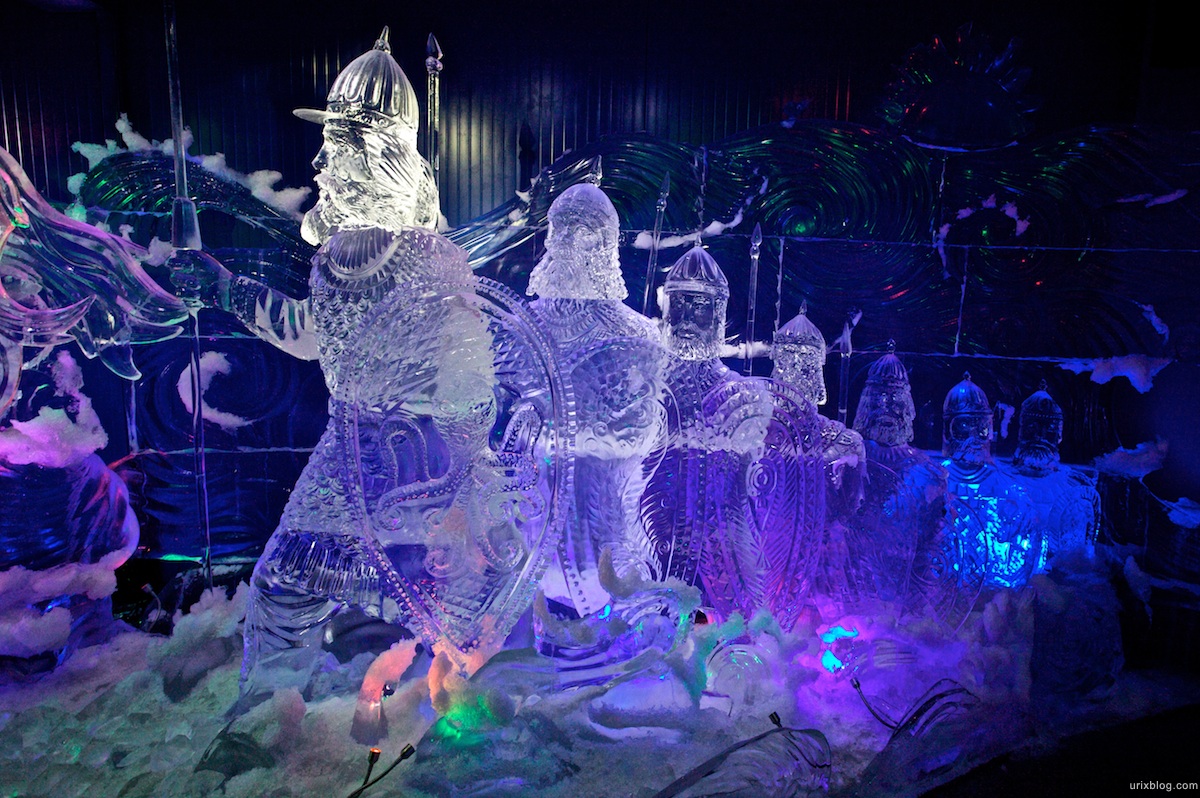 2010 Ледяные фигурки в парке Красная Пресня Москва