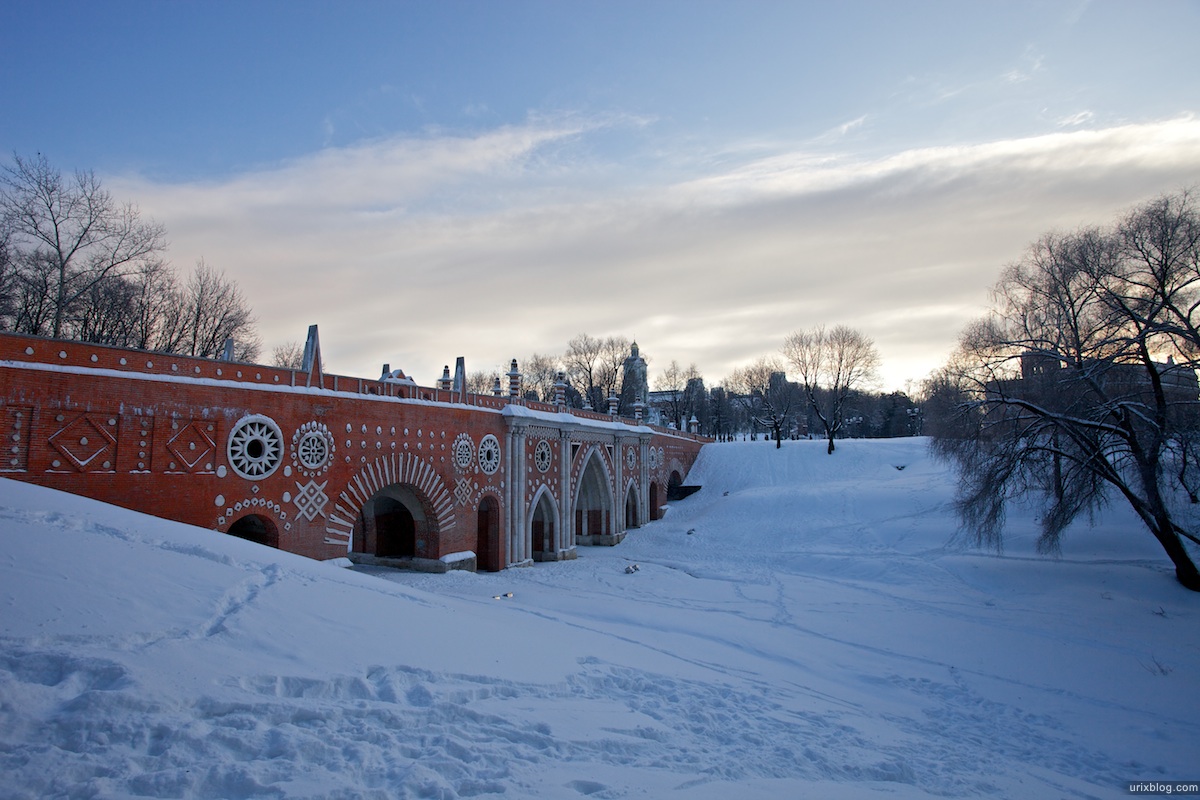 2010 парк Царицыно зима снег, Москва