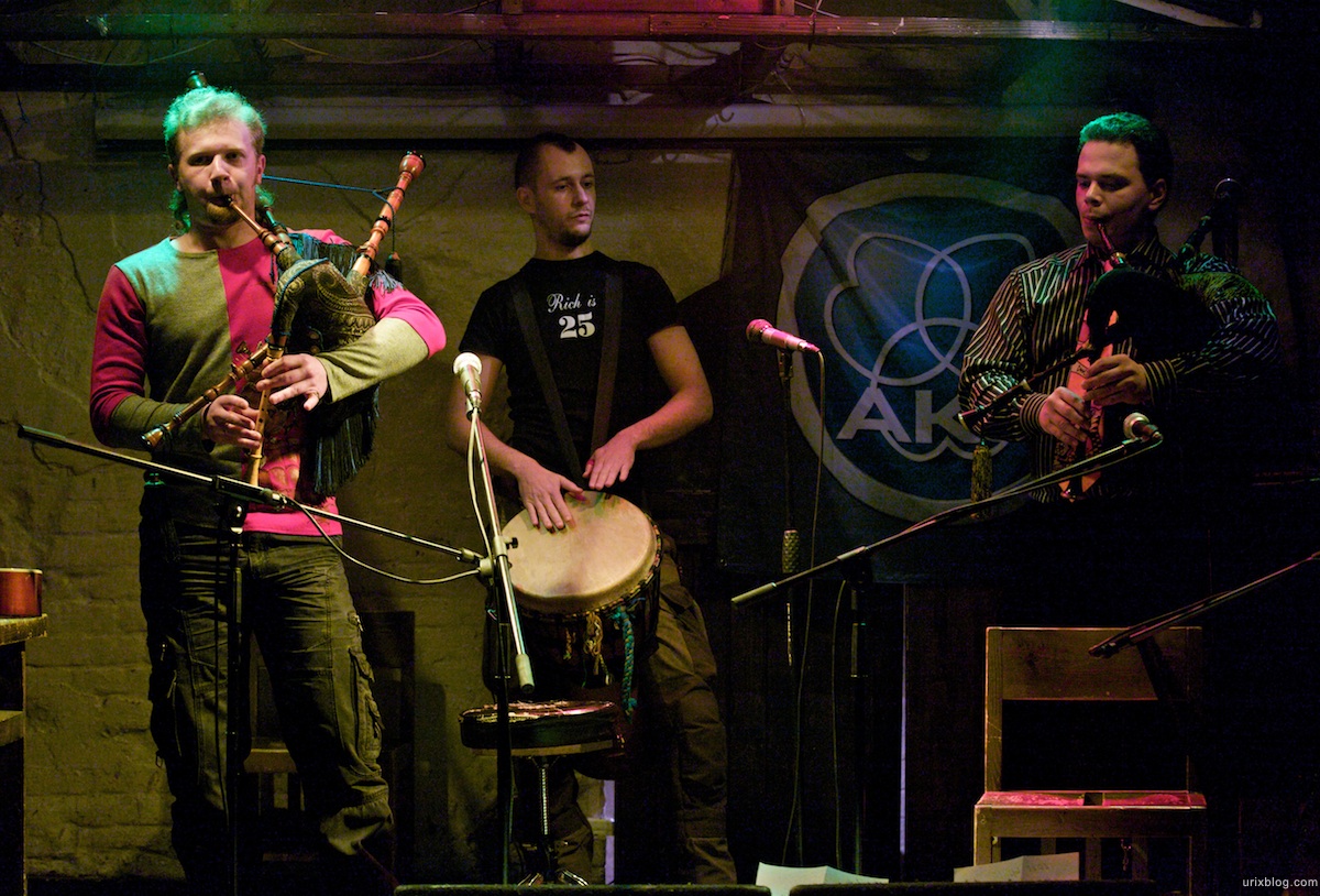 2010 Фестиваль волынок и волынщиков в клубе Вермель Москва
