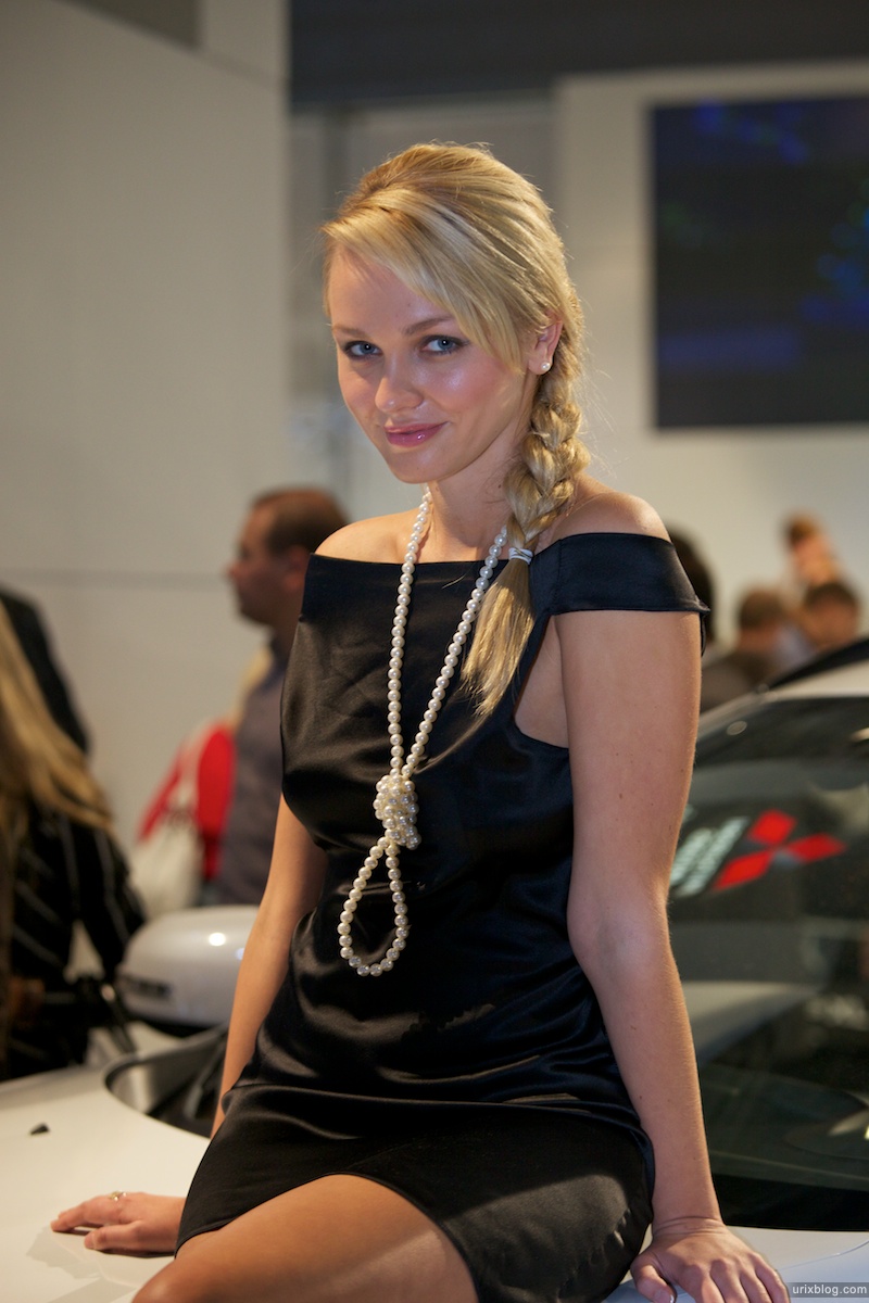 2010, Москва, машины, Московский Международный Автомобильный Салон, ММАС, Крокус Экспо, Россия, девушка, модель