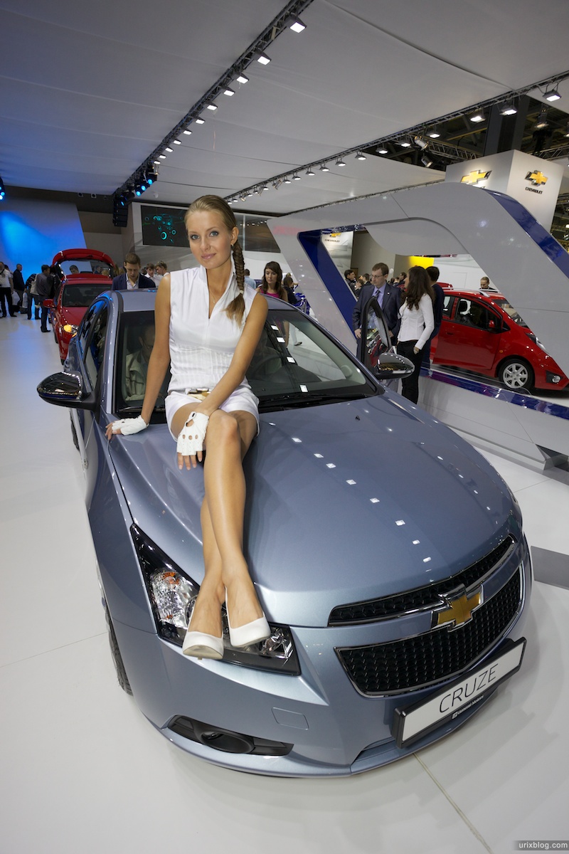 2010, cars, vehicles, Moscow International Automobile Salon, MIAS, MosIAS, Crocus Expo, girl, model