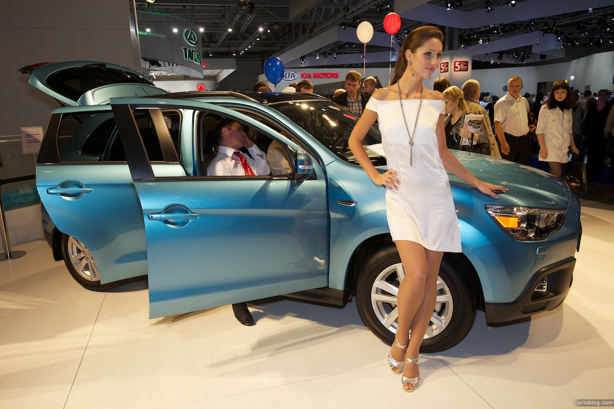 2010, cars, vehicles, Moscow International Automobile Salon, MIAS, MosIAS, Crocus Expo, girl, model