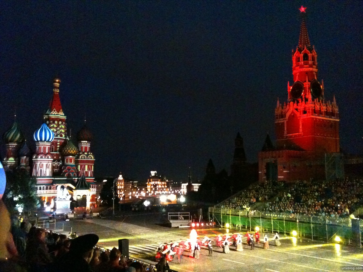 2010, Москва Спасская Башня Красная площадь Кремль Оркестры