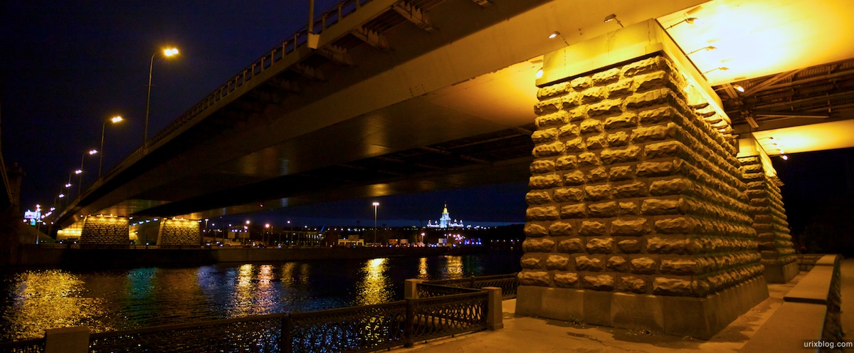 2010 вечер набережная река Москва