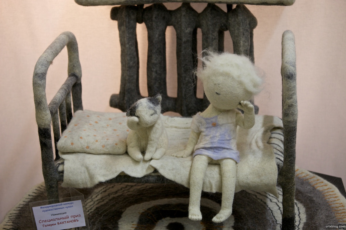 2010 13-я Международная выставка художественных кукол и мишек. Кукольная Галерея Вахтановъ в ЦДХ Москва