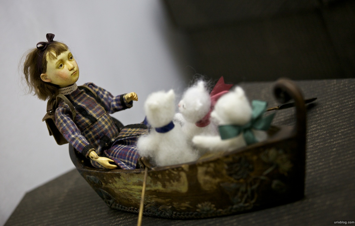 2010 13-я Международная выставка художественных кукол и мишек. Кукольная Галерея Вахтановъ в ЦДХ Москва
