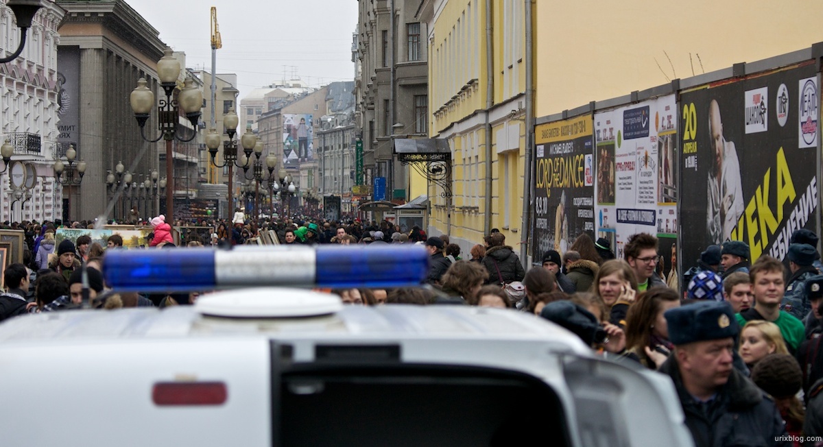 2011 Москва Запрещённый парад в день св. Патрика