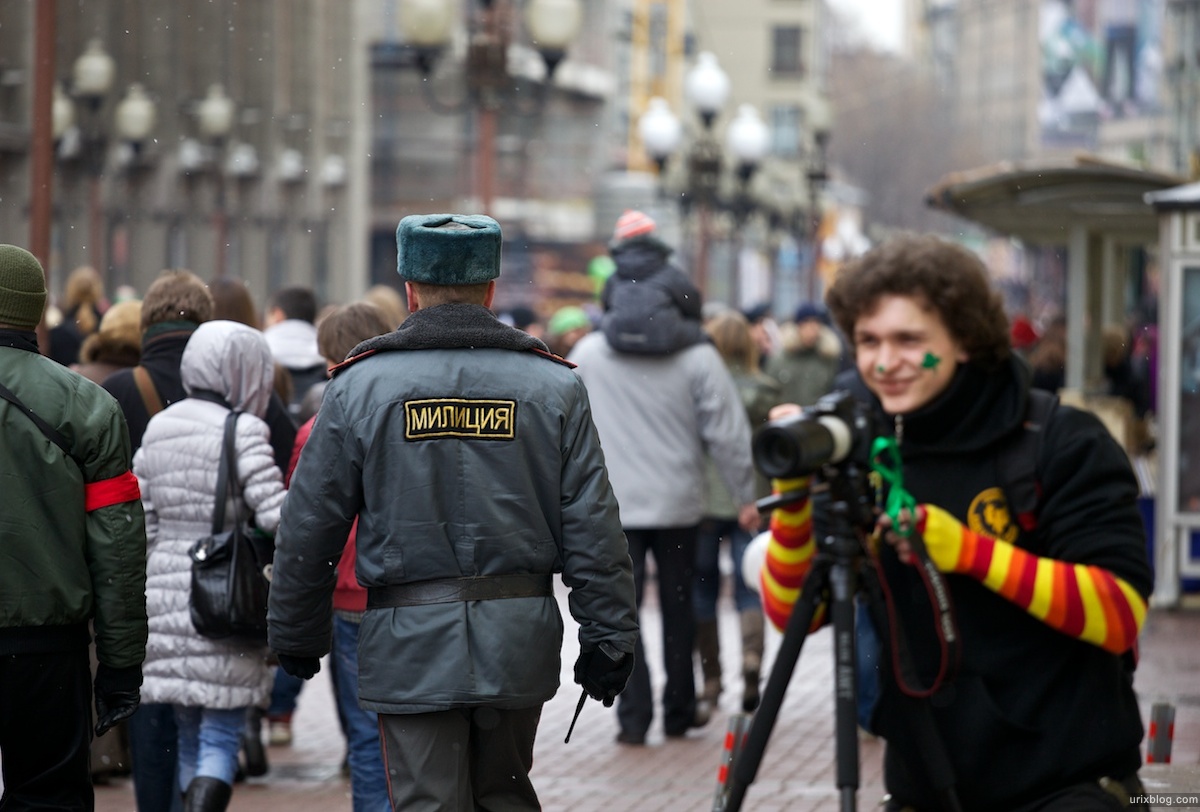 2011 Москва Запрещённый парад в день св. Патрика