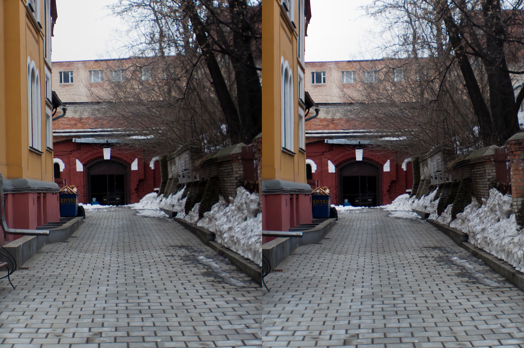 2011 стерео stereo near Elektrozavod, Электрозавод, Shot with Loreo 3D lens In A Cap and Canon 5D mark 2