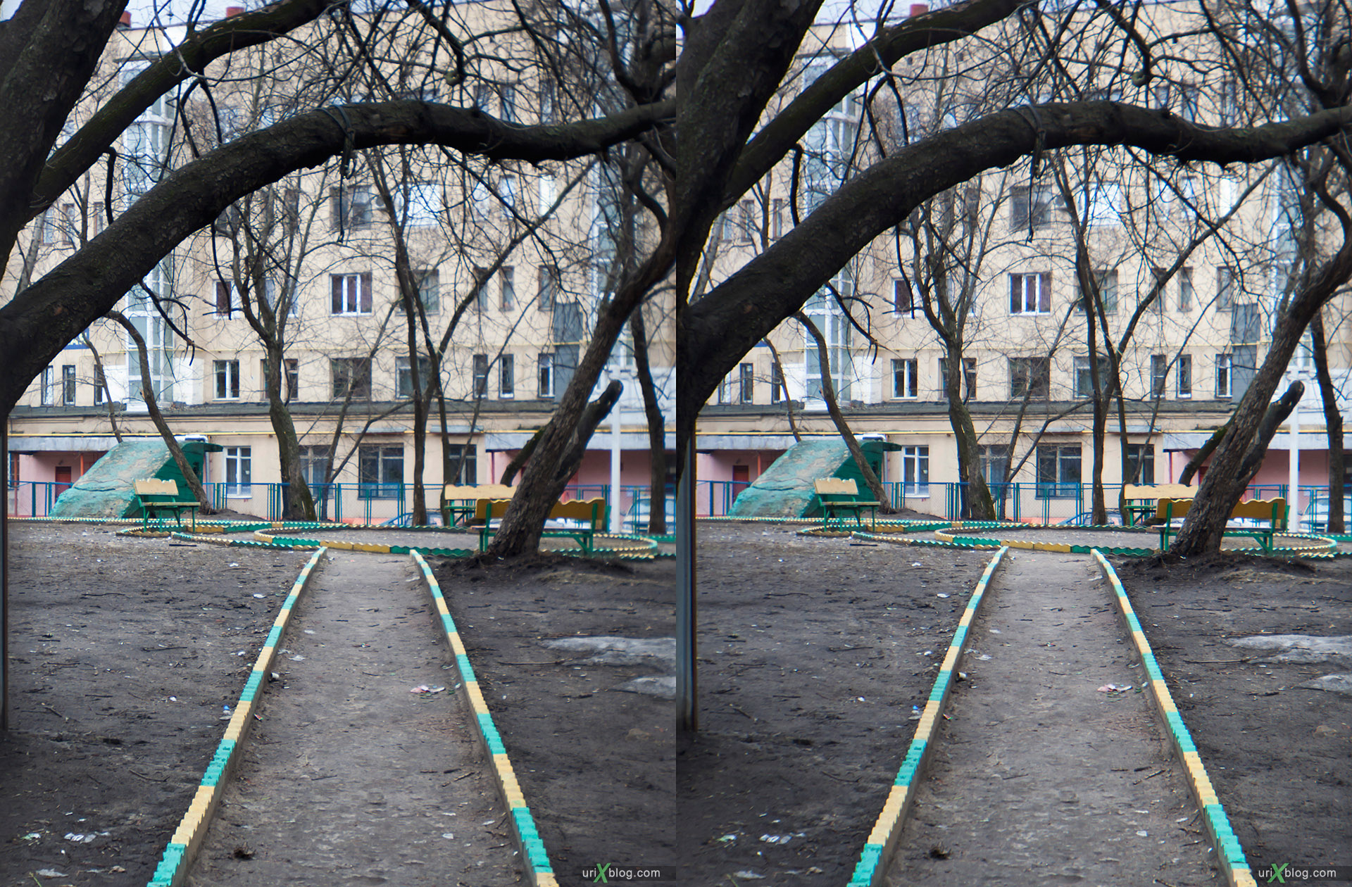 Loreo 3D lens in a cap стерео, стереопара Moscow, near the Elektrozavodskaya metro station, Москва, Электрозаводская, stereo, стерео, cross-eyed, 3D