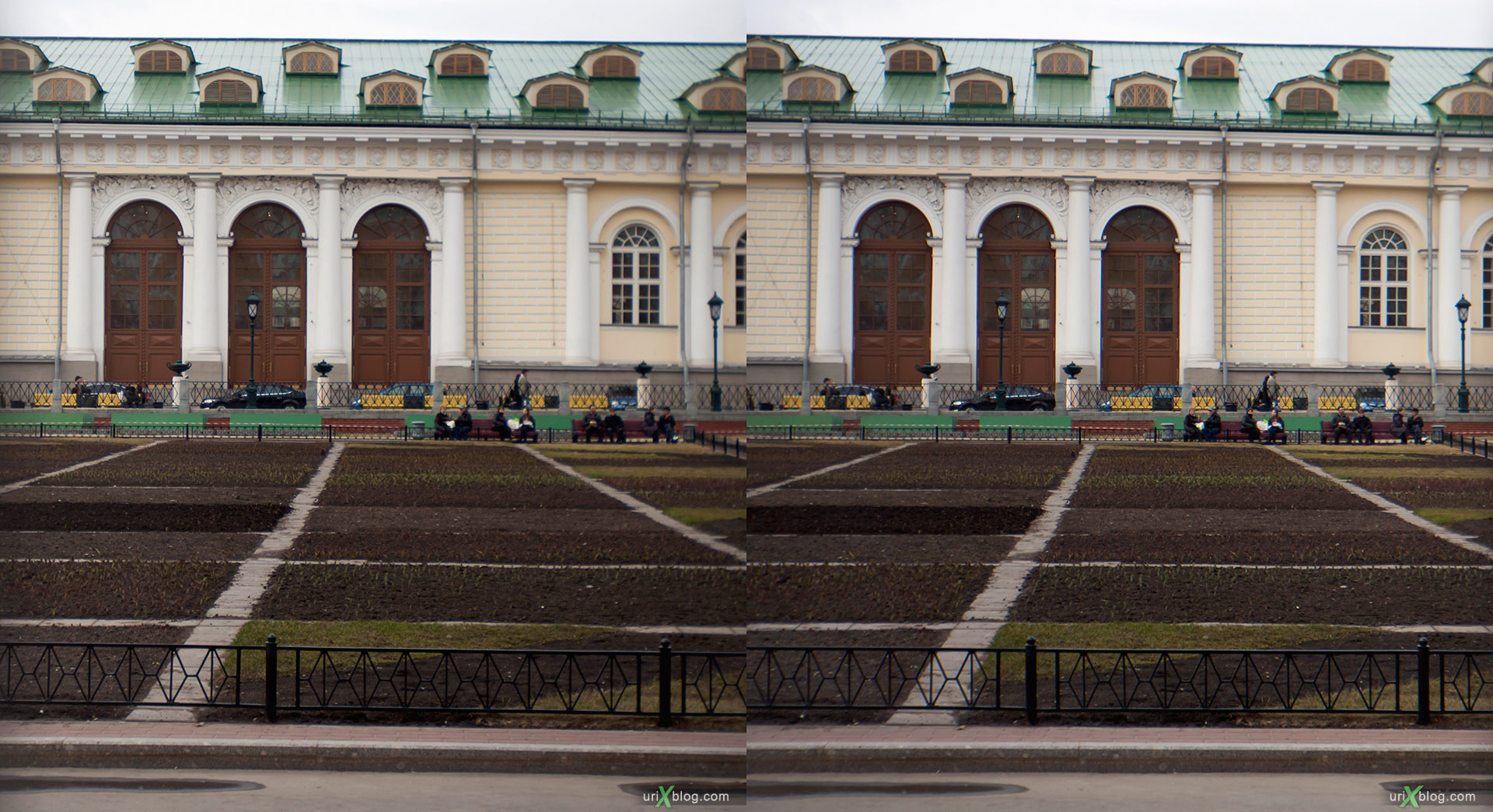 2011 Kremlin, Кремль, Moscow, 3D, stereo, cross-eyed, стерео, стереопара, Москва, Loreo 3D lens in a cap