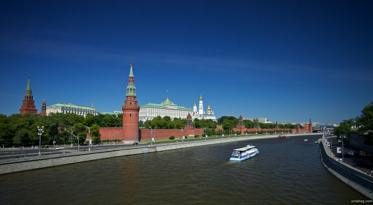 Москва, Кремль, река, Moscow, Kremlin, river