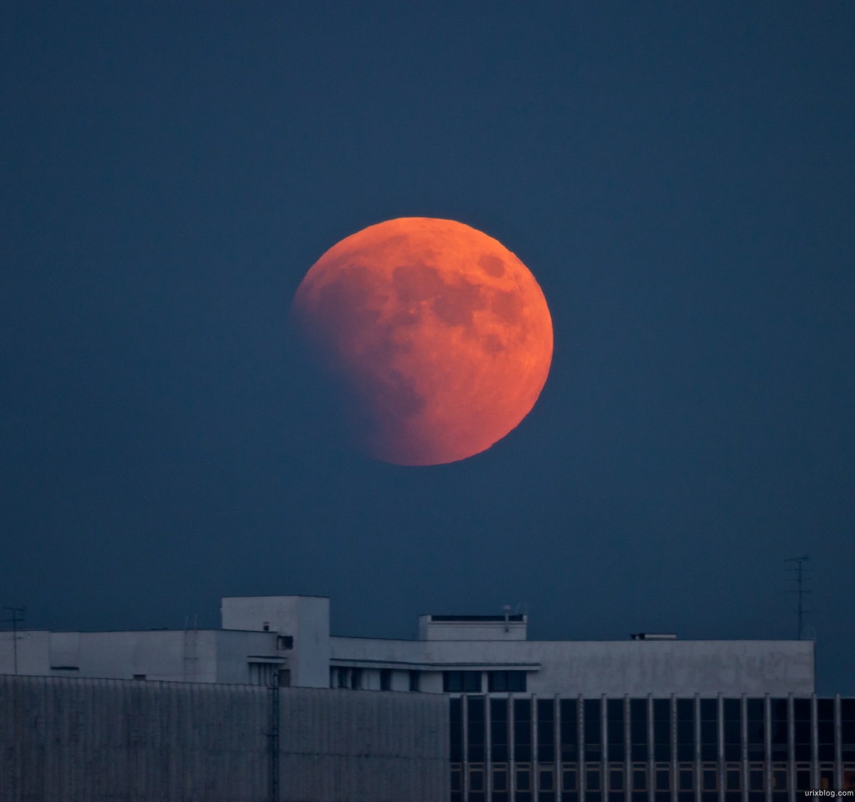 Lunar eclipse 2011.06.15, Лунное затмение, Moscow, Москва, объектив Samyang 800mm Moon