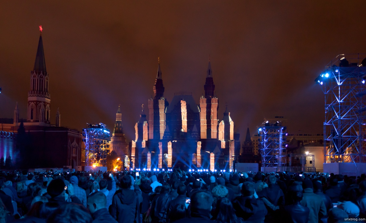 2011 Световое шоу, Красная площадь, фестиваль Круг Света