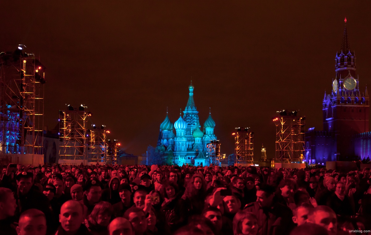 2011 Световое шоу, Красная площадь, фестиваль Круг Света