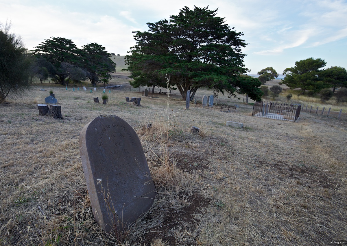 2011 South Australia, Kangaroo Island, Остров Кенгуру, Южная Австралия, Kingscote, cemetery, кладбище