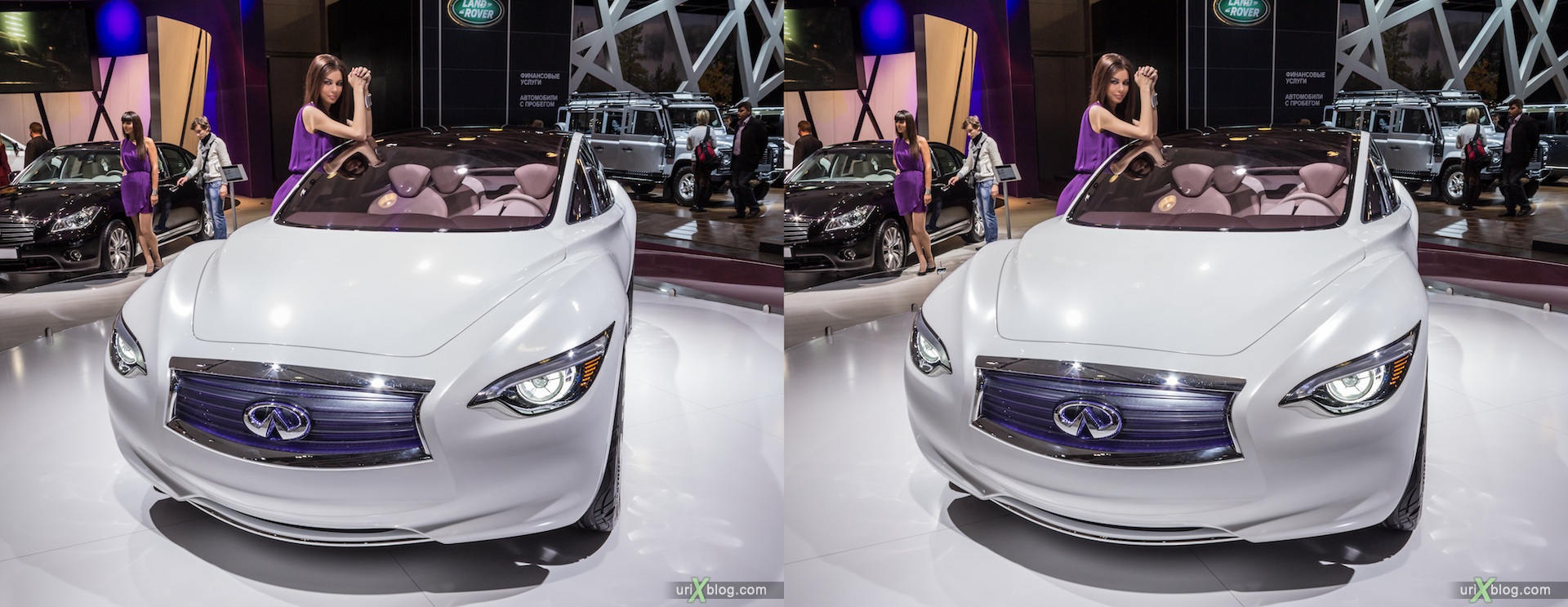 2012, Moscow International Automobile Salon, auto show, 3D, stereo pair, cross-eyed, crossview
