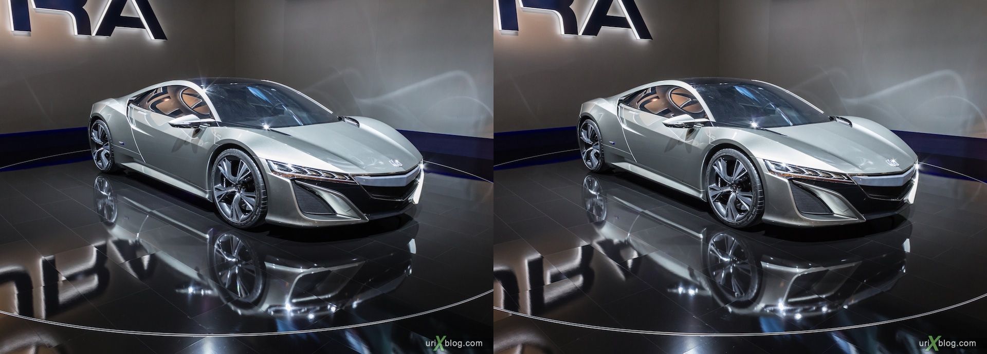 2012, Moscow International Automobile Salon, auto show, 3D, stereo pair, cross-eyed, crossview