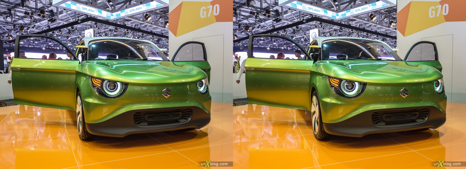 2012, Suzuki G70, Moscow International Automobile Salon, auto show, 3D, stereo pair, cross-eyed, crossview