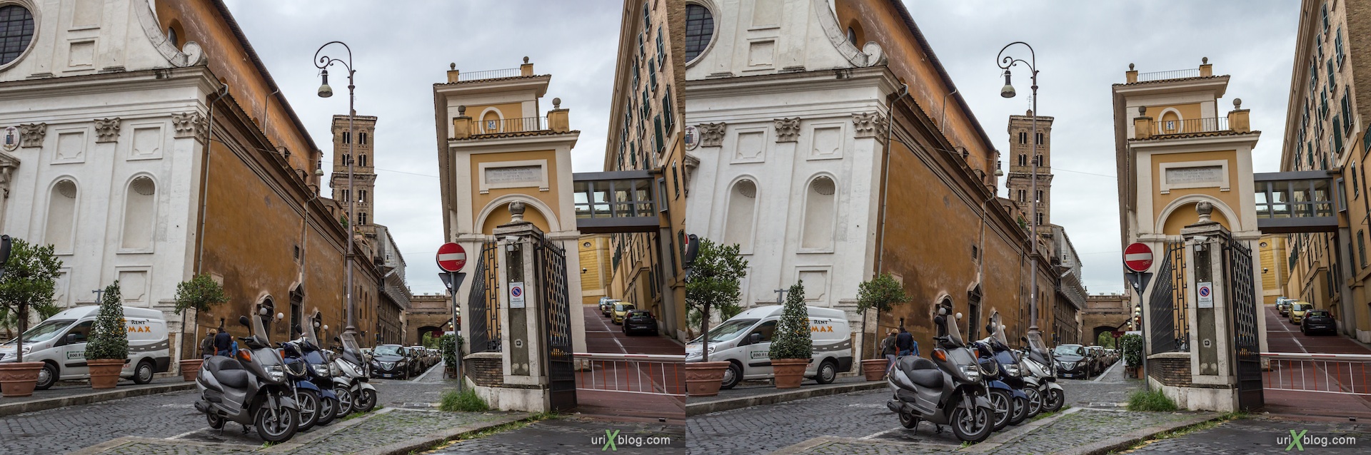 2012, Vatican, Rome, Italy, 3D, stereo pair, cross-eyed, crossview, cross view stereo pair