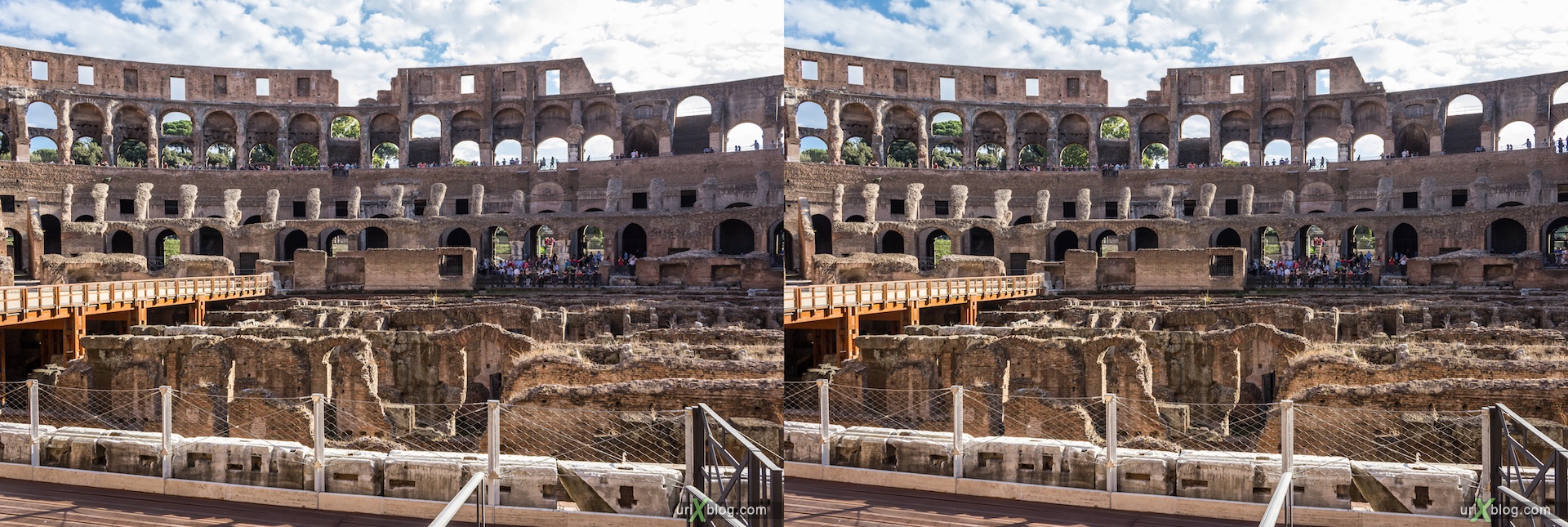 2012, Колизей, Рим, Италия, 3D, перекрёстные стереопары, стерео, стереопара, стереопары