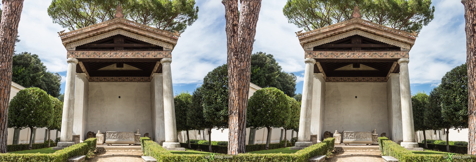 2012, Villa Giulia, Etruscan Museum, Rome, Italy, 3D, stereo pair, cross-eyed, crossview, cross view stereo pair