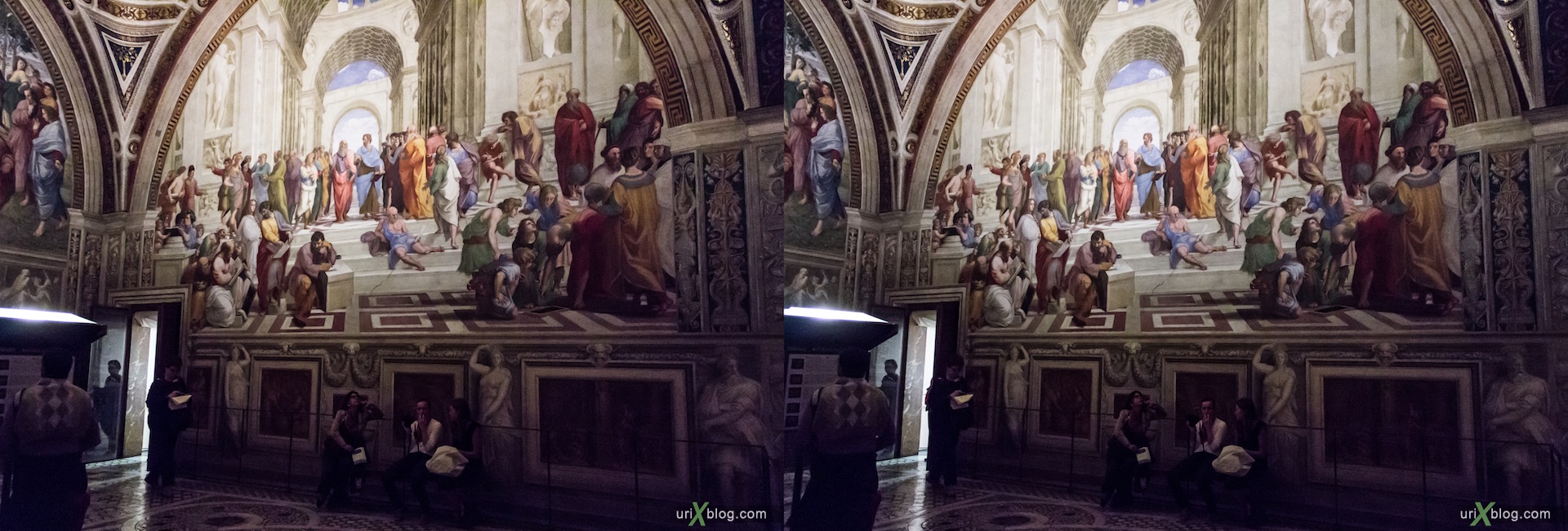 2012, музей, Ватикан, Рим, Италия, 3D, перекрёстные стереопары, стерео, стереопара, стереопары