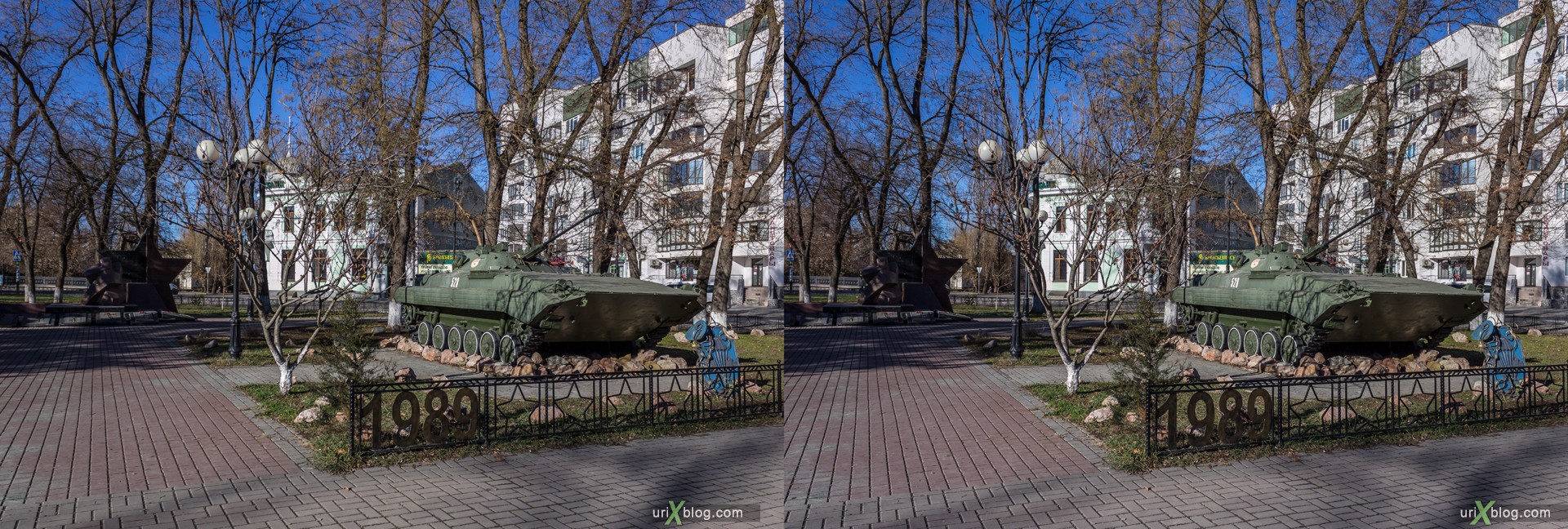2012, Simferopol, Crimea, Russia, Ukraine, winter, 3D, stereo pair, cross-eyed, crossview, cross view stereo pair, stereoscopic