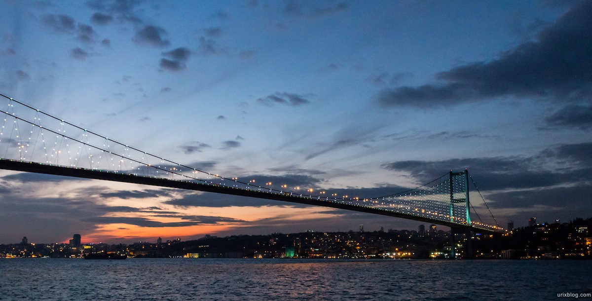 2013, bridge, Bosphorus, Istanbul, Turkey, sea, ships, winter