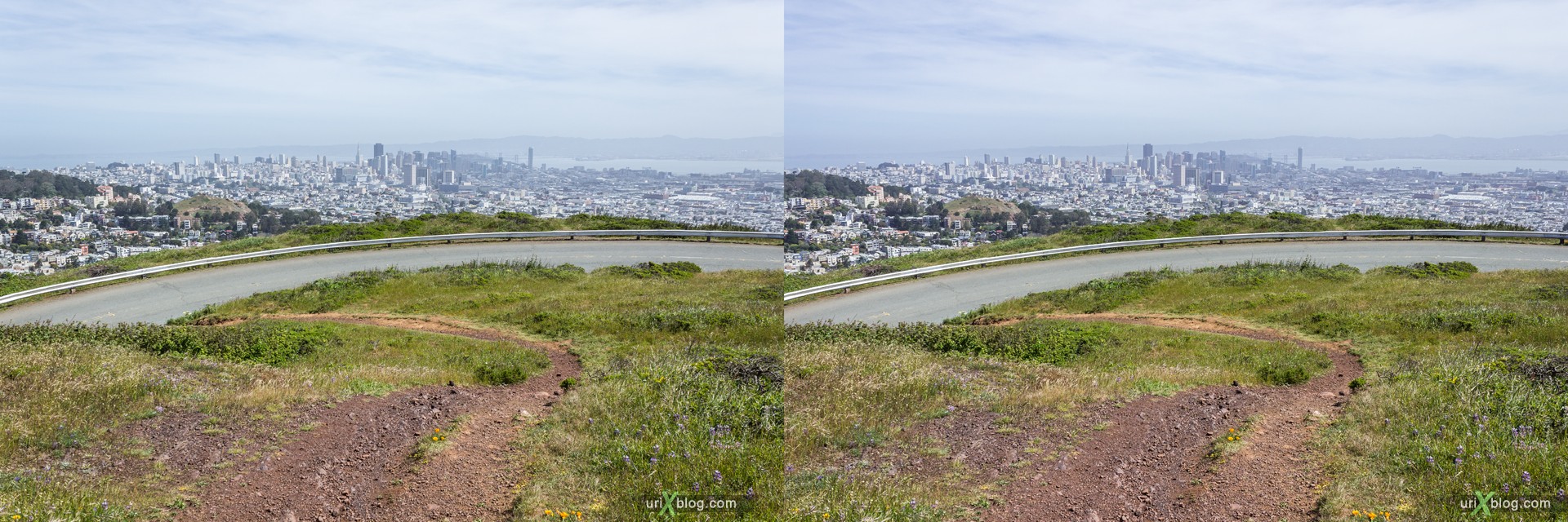 2013, Твин Пикс, Сан-Франциско, США, 3D, перекрёстные стереопары, стерео, стереопара, стереопары