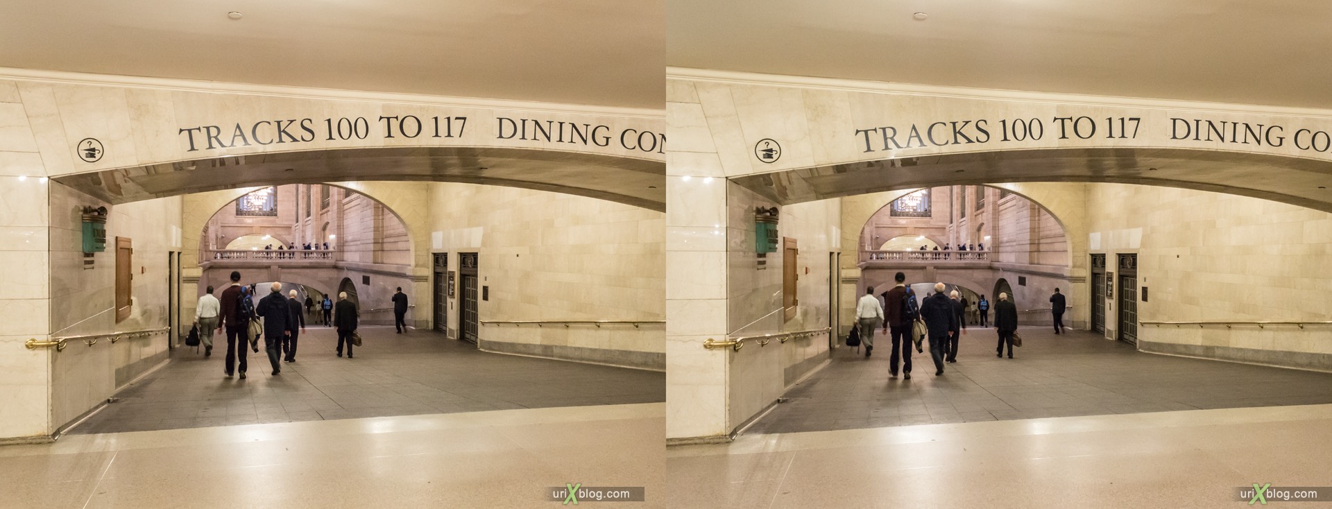 2013, Grand Central Terminal, Нью-Йорк, США, 3D, перекрёстные стереопары, стерео, стереопара, стереопары