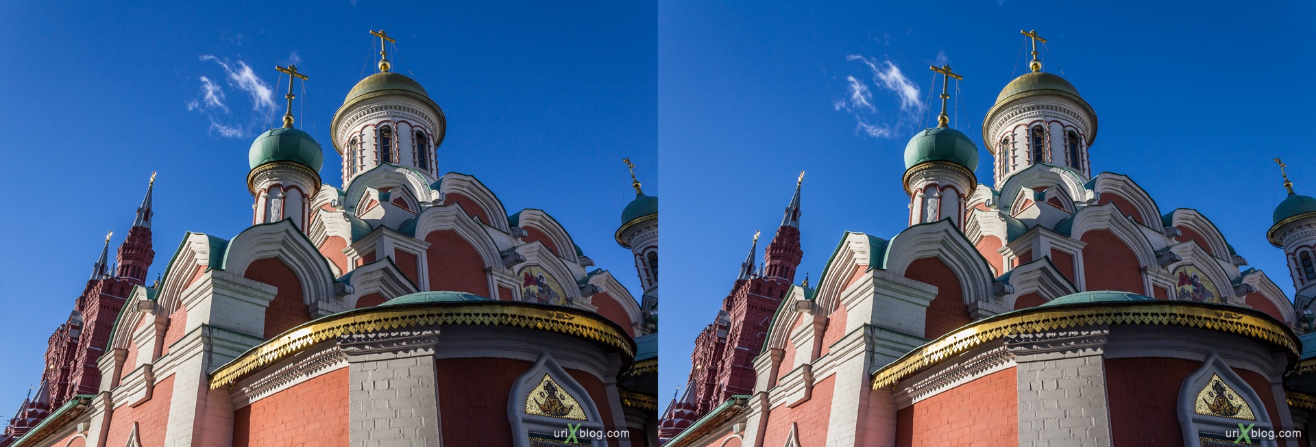 2013, Moscow, Russia, Nikolskaya, street, new pedestrian zone, 3D, stereo pair, cross-eyed, crossview, cross view stereo pair, stereoscopic