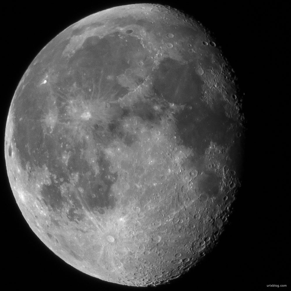 2014, Луна, август, Canon 600D, Samyang 800 мм зеркальный объектив