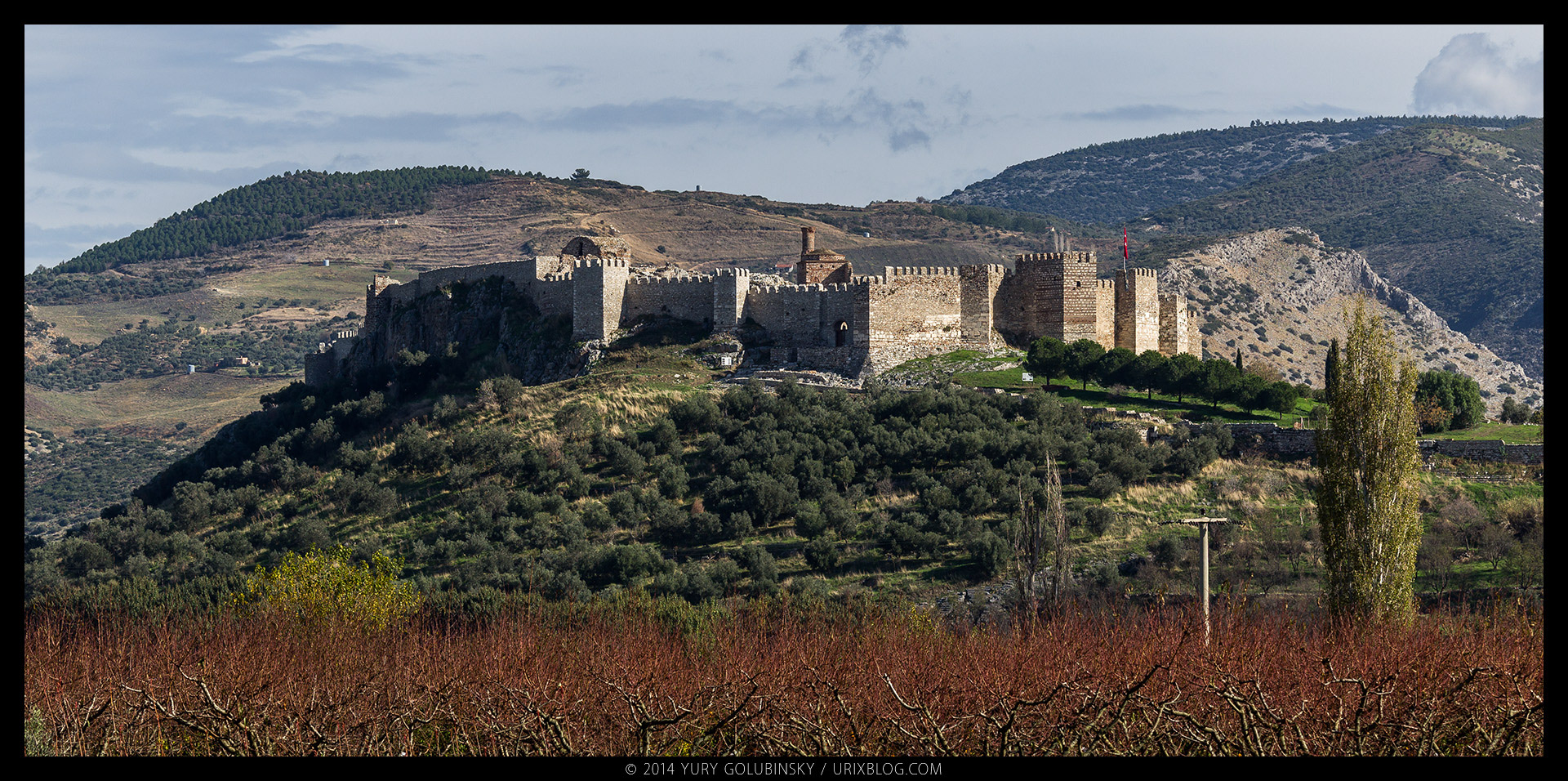 2014, Ayasuluk, fortress, castle, hill, Selçuk, Izmir, Turkey, ancient, medieval, ruins, excavations, panorama
