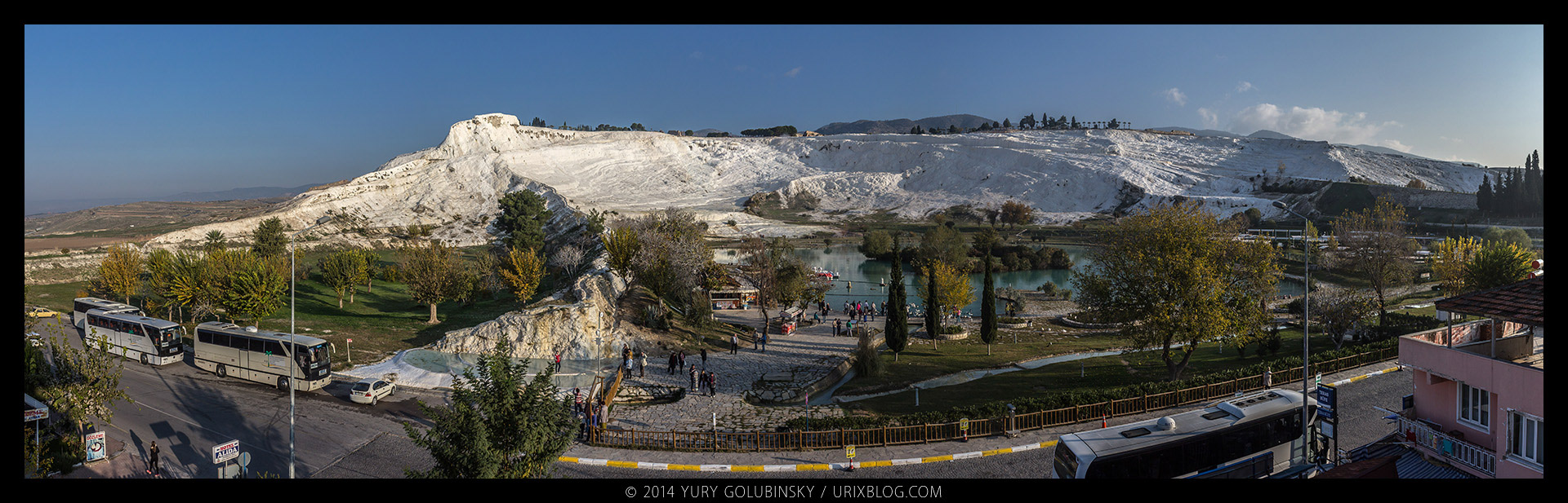 2014, Pamukkale, Travertine, Denizli, Turkey, panorama, nature, white, cotton castle