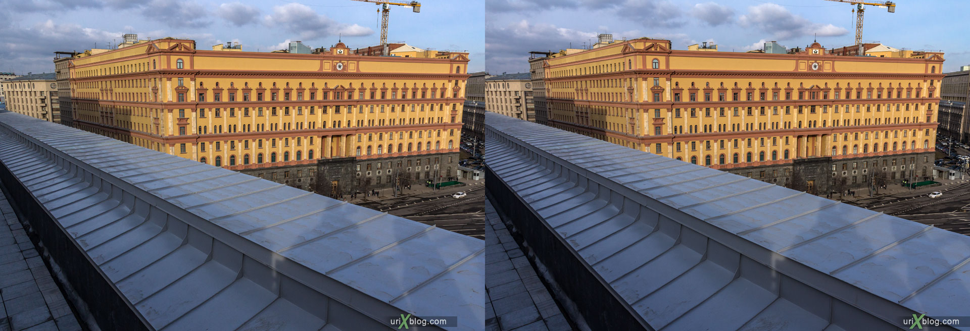 FSB, KGB, Central Childrens World, Shop, Store, Lubyanskaya square, Moscow, Russia, 3D, stereo pair, cross-eyed, crossview, cross view stereo pair, stereoscopic, 2015