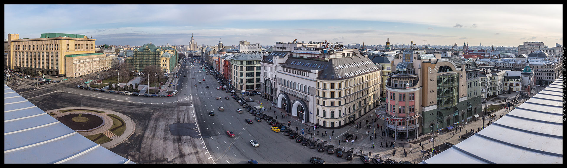 panorama, horizon, Central Children's World (Store), CCW, Lubyanka, Moscow, Russia, 2015