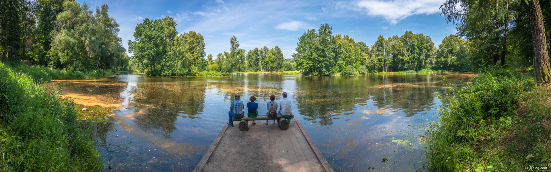 Barsky pond, lake, Serednikovo homestead, Russia