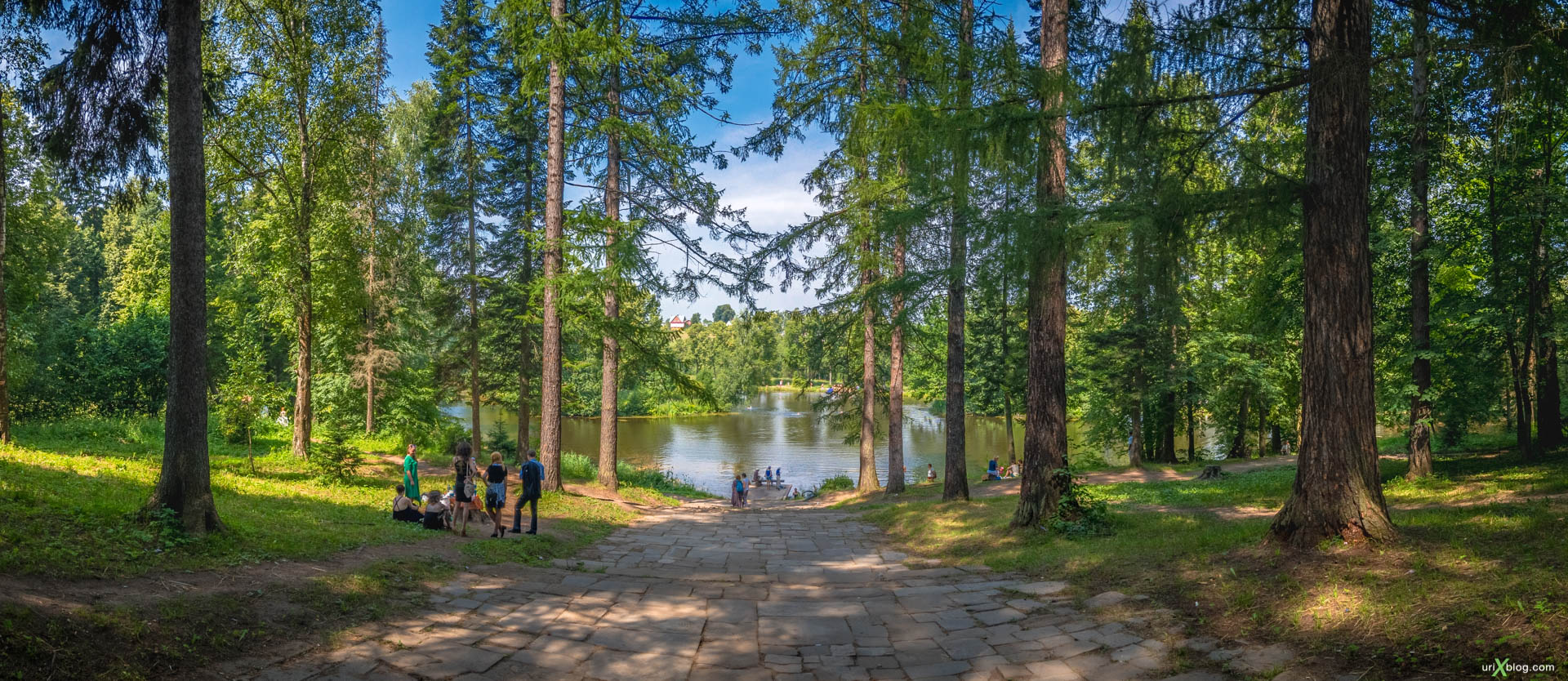 Barsky pond, lake, Serednikovo homestead, Russia