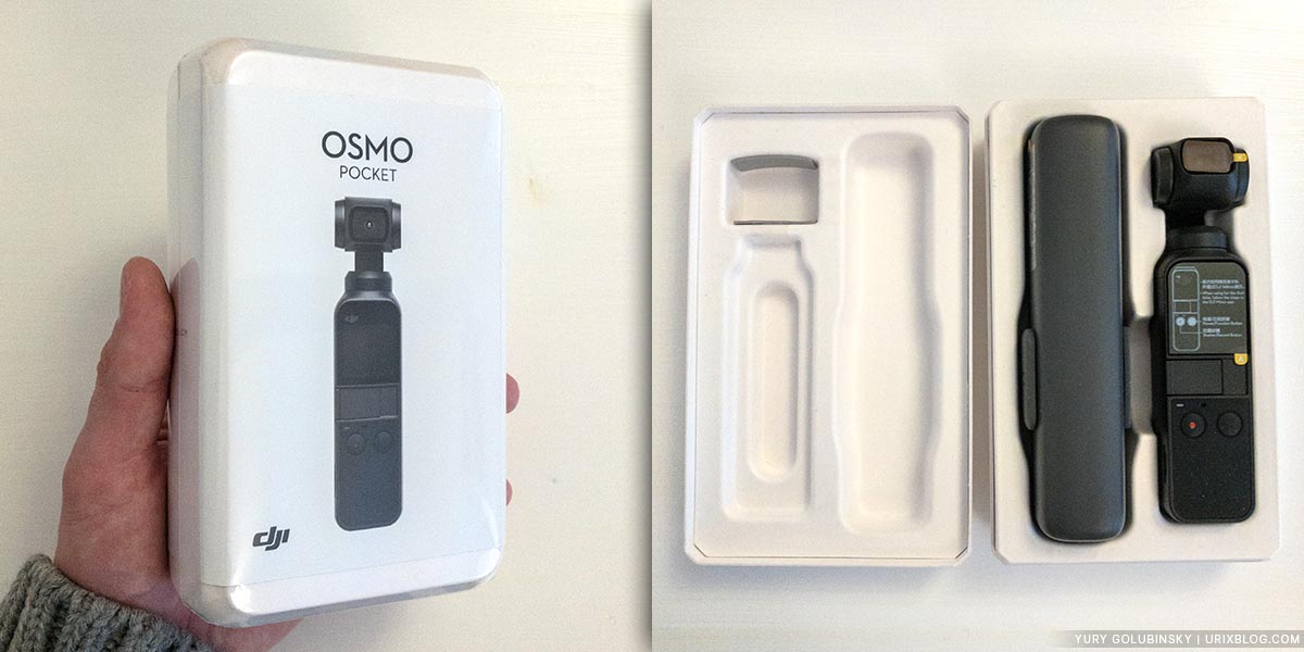 DJI, Osmo Pocket, review, unboxing, unpacking