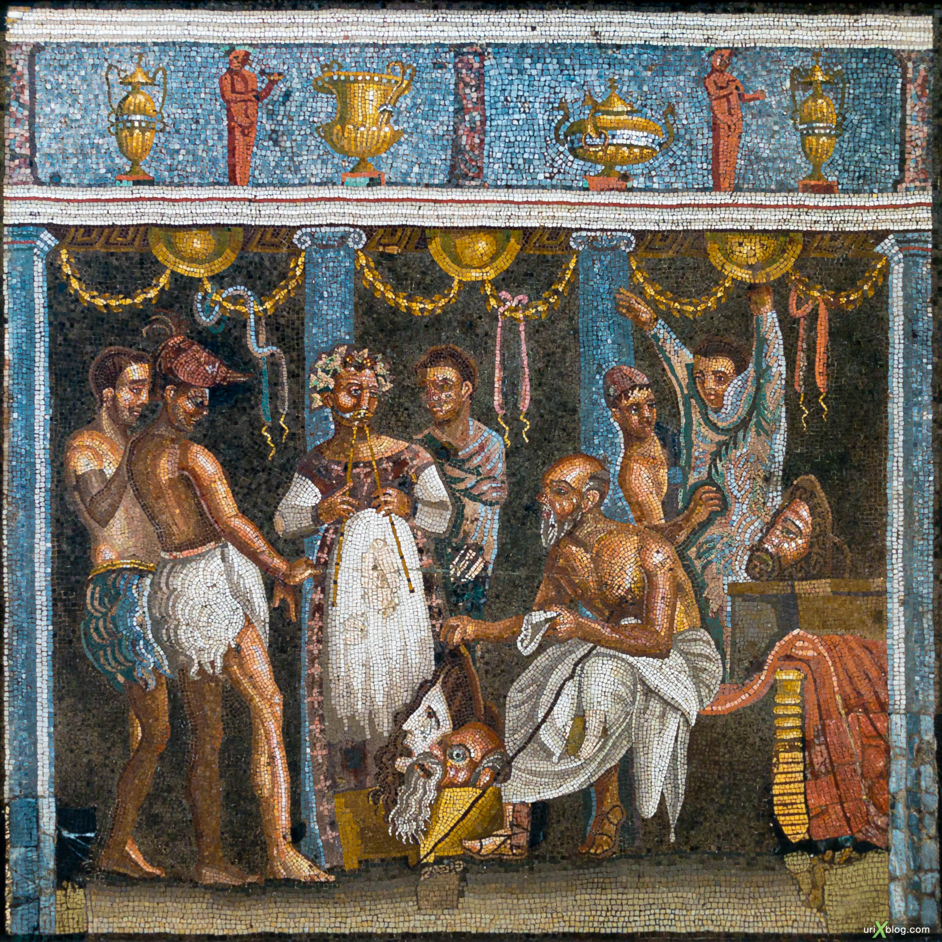 frescoes, mosaic, National Archaeological Museum of Naples, ancient Rome, Pompei, exhibition, Naples, Italy