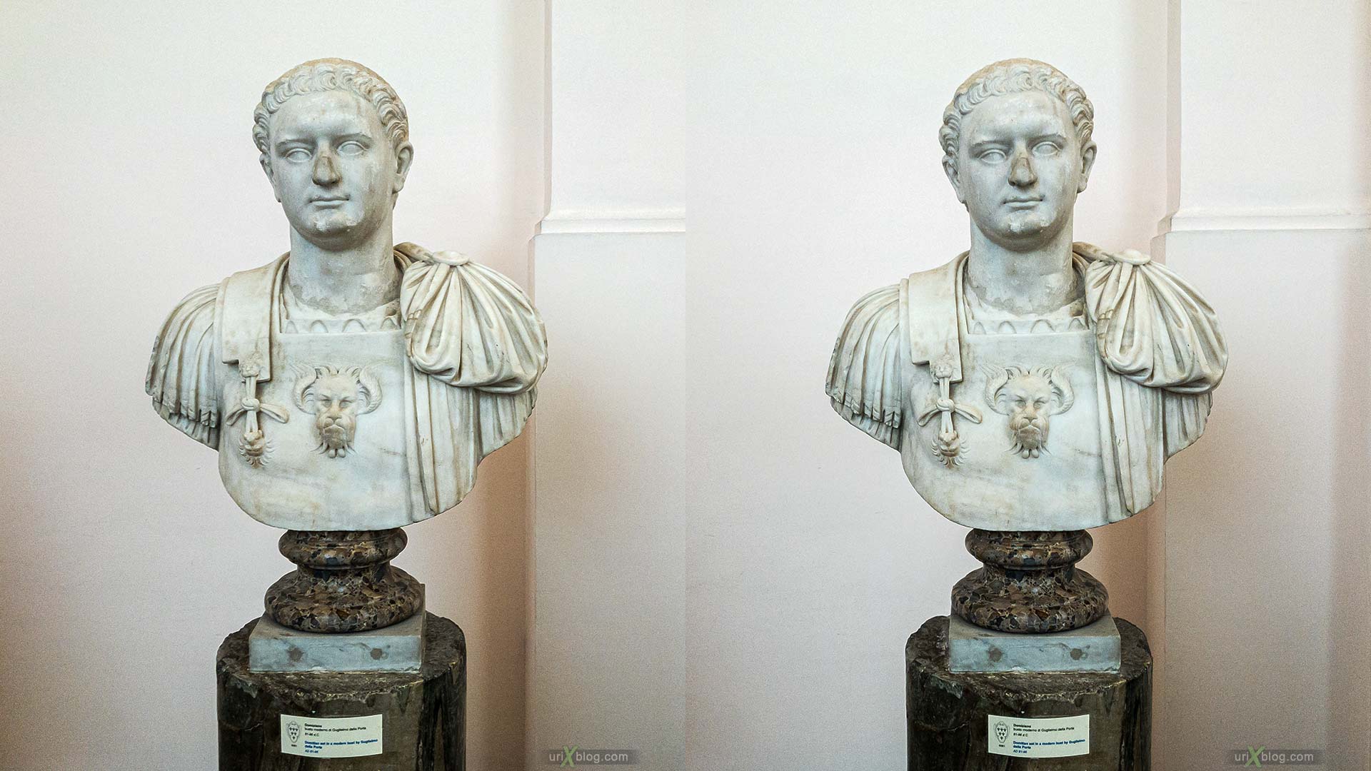 statue, National Archaeological Museum of Naples, ancient Rome, Pompei, exhibition, Naples, Italy, 3D, stereo pair, cross-eyed, crossview, cross view stereo pair, stereoscopic