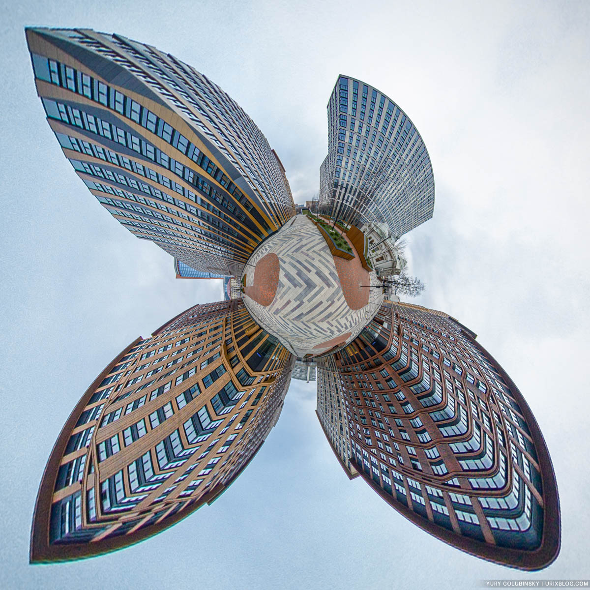 ЖК Царская Площадь, маленькая планета, панорама, Москва, Россия, 2020
