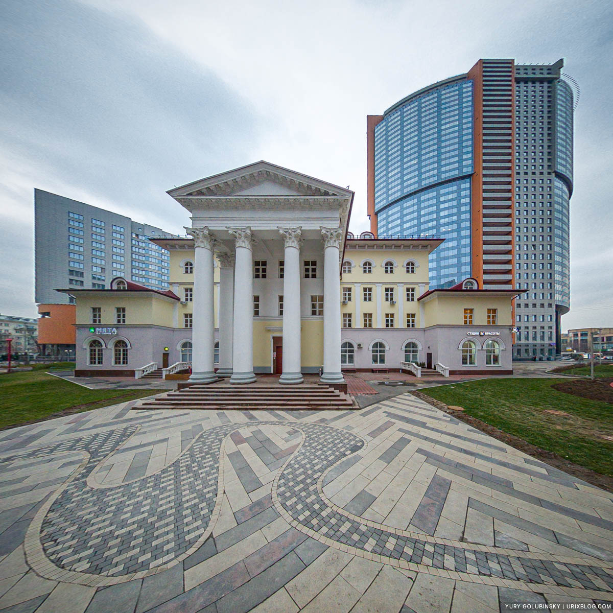 ЖК Царская Площадь, маленькая планета, панорама, Москва, Россия, 2020