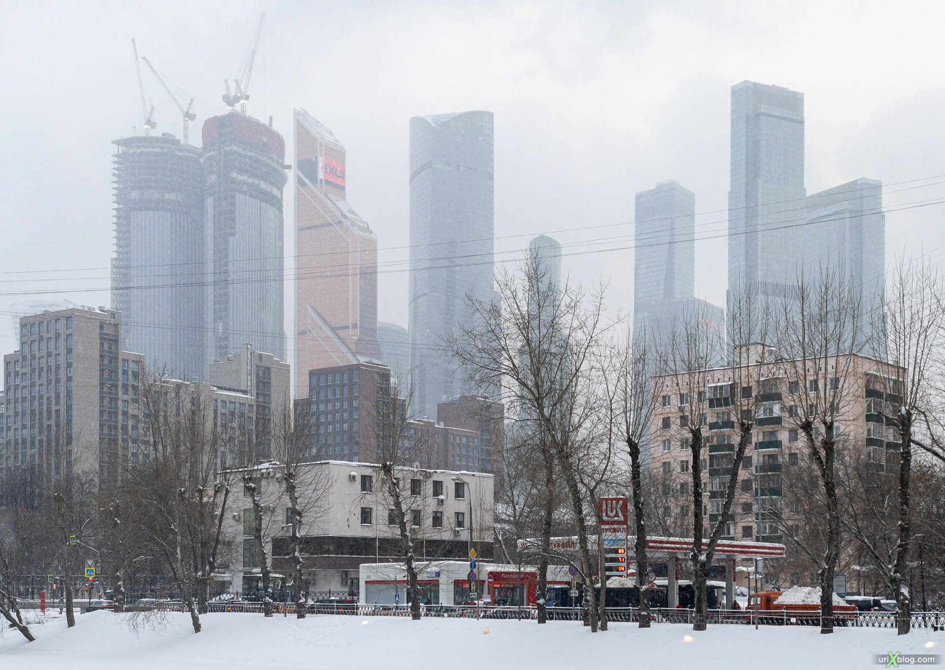 Сити, Москва, Россия, панорама