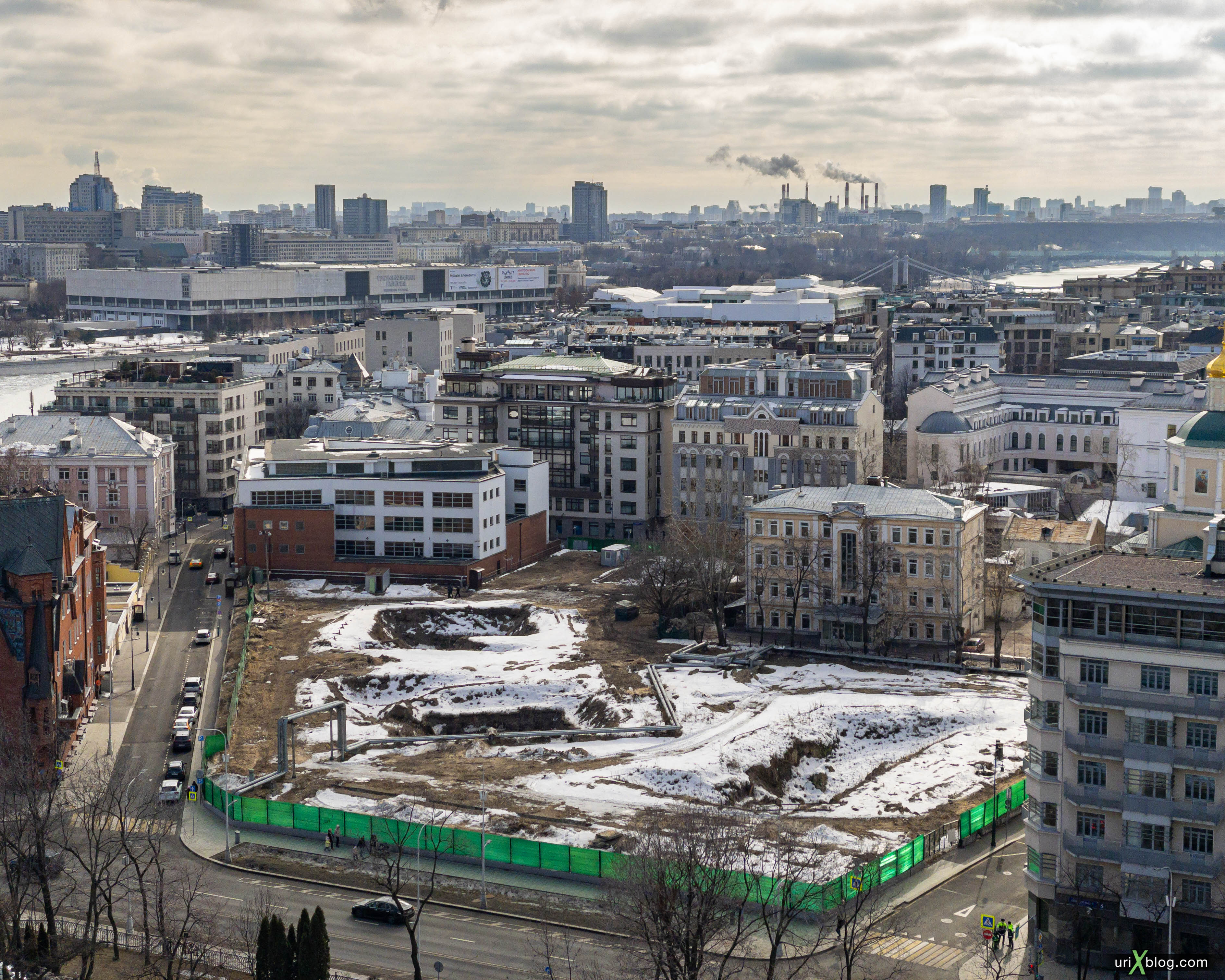 Cathedral of Christ the Saviour, CCS, observation deck, panorama, city, Moscow, Russia, Display P3