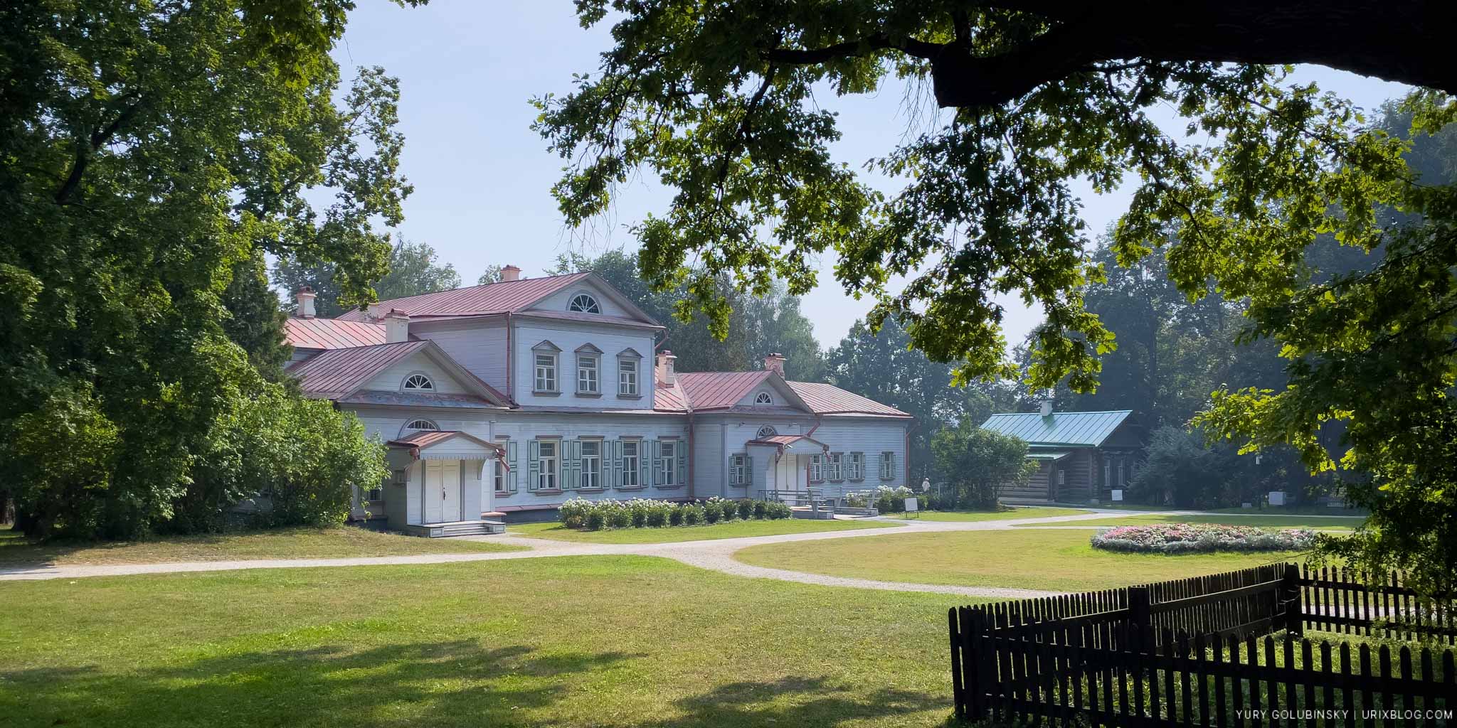 Abramtsevo, park, manor, panorama, Moscow, summer, august, Russia